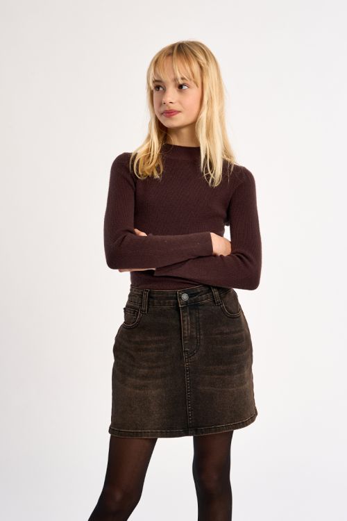 Pull en maille, col rond