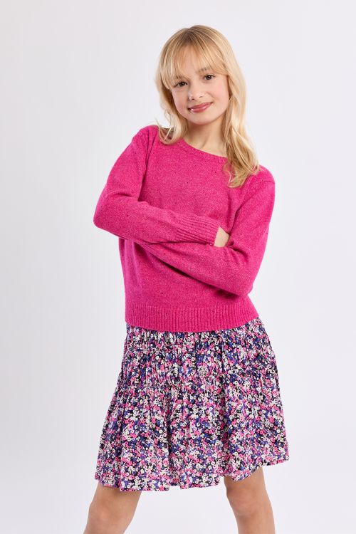 Knitted sweater, sprinkled with sequins