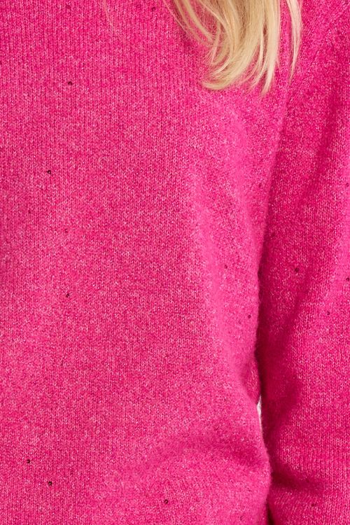 Pull en maille, parsemé de sequins
