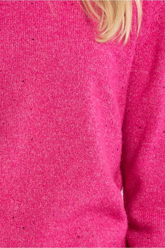 Pull en maille, parsemé de sequins