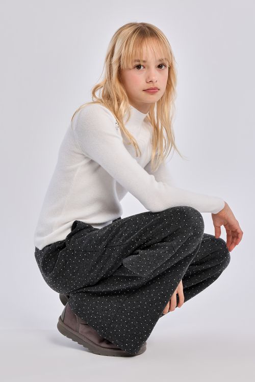 Maglione in maglia con strass - Molly Bracken Girl