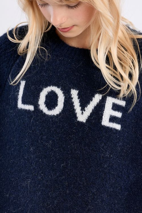Jersey de manga larga con estampado LOVE