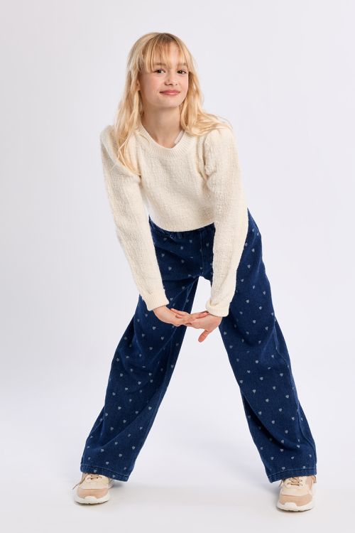 Pull en maille, épaules froncées