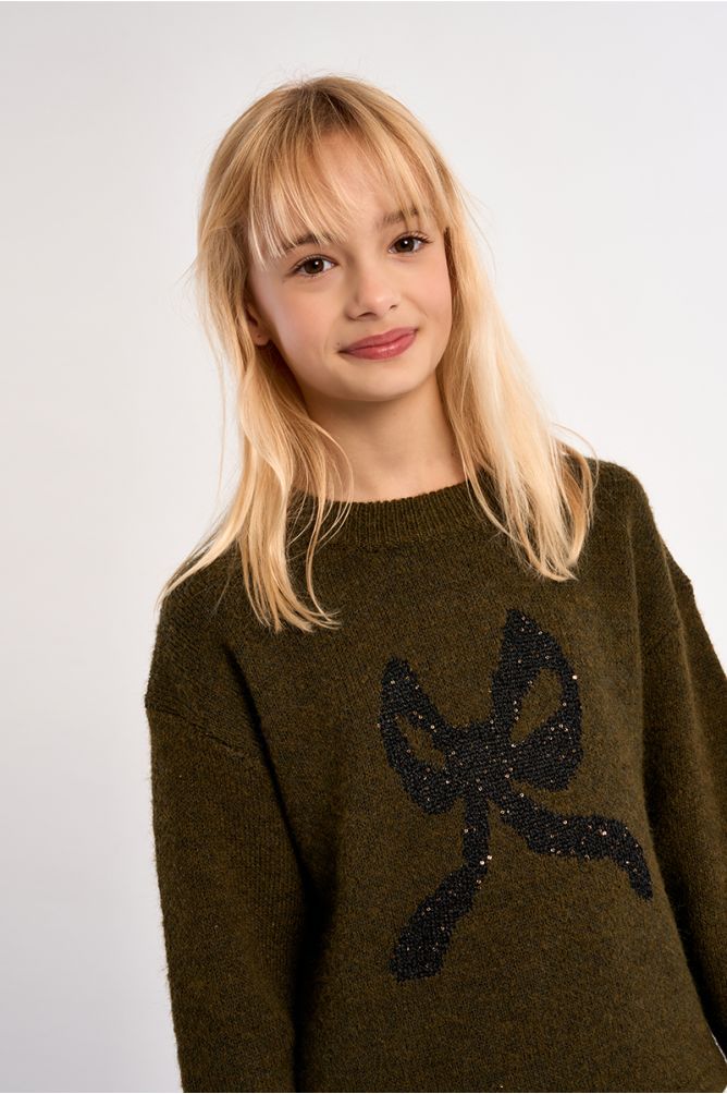 Jersey de manga larga estampado lazo