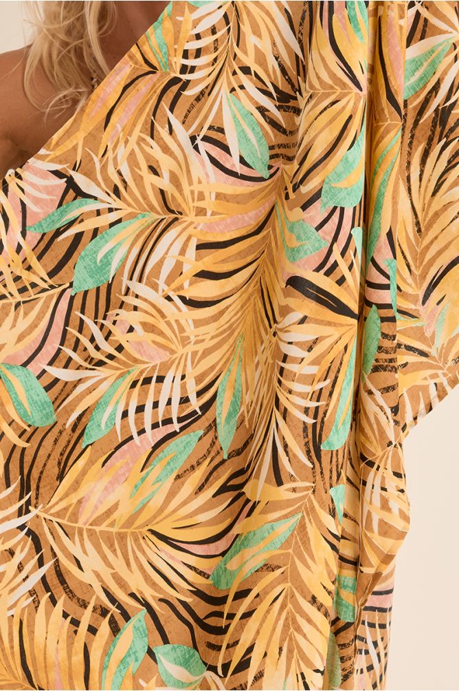 Pareo de mujer largo, con estampado.