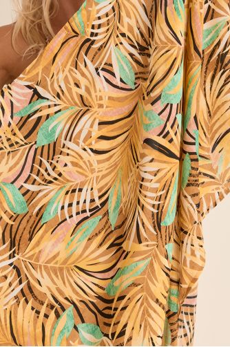 Pareo de mujer largo, con estampado.