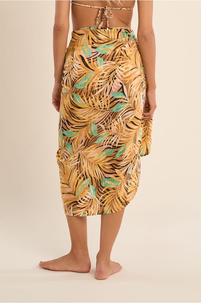 Pareo de mujer largo, con estampado.