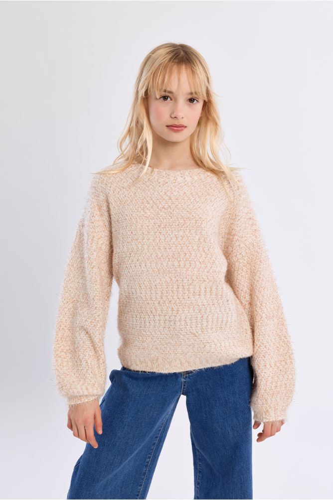 Oversized knitted sweater