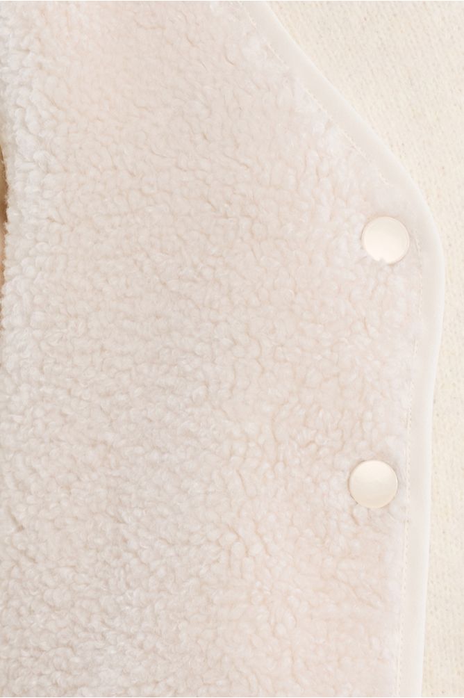 Veste sans manches, imitation mouton