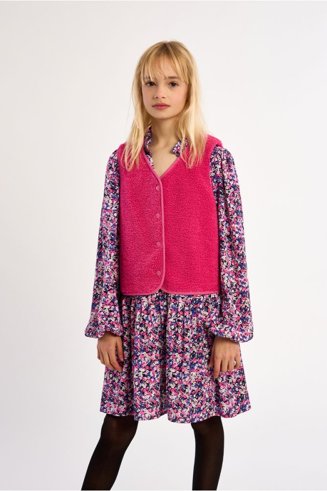 Veste sans manches, imitation mouton