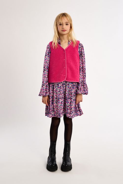 Veste sans manches, imitation mouton