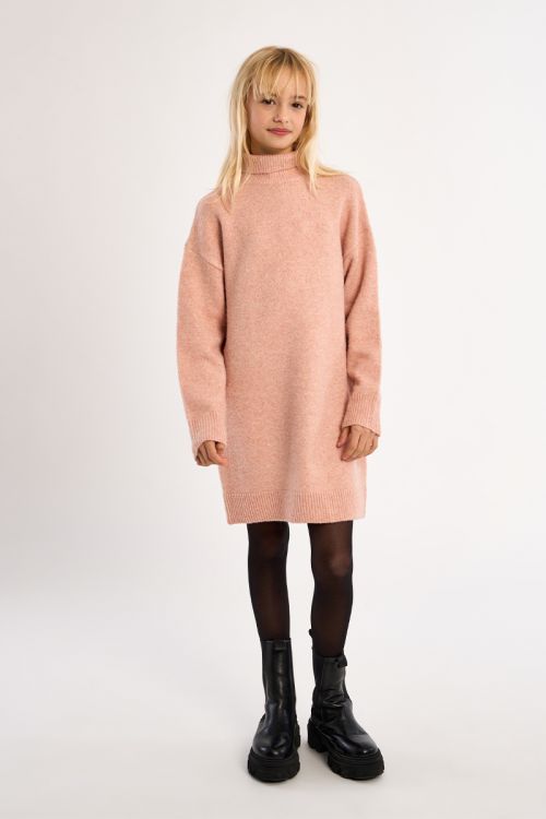 Robe en maille, col roulé