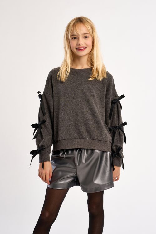 Short noué, effet simili-cuir