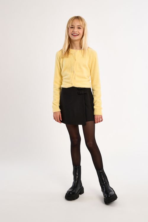 High-waisted shorts skirt