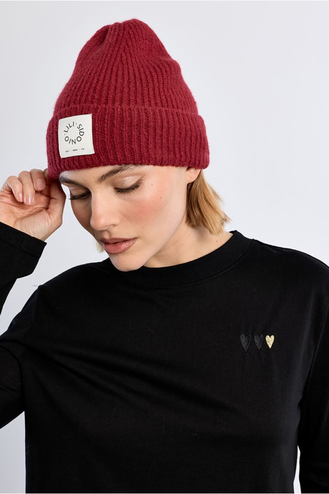 Knitted hat, Lili Sidonio logo