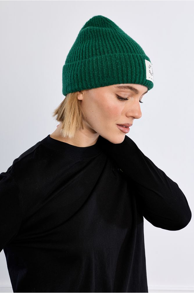 Gorro liso de punto