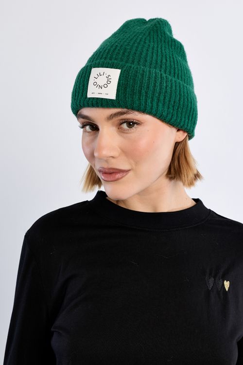 Gorro liso de punto