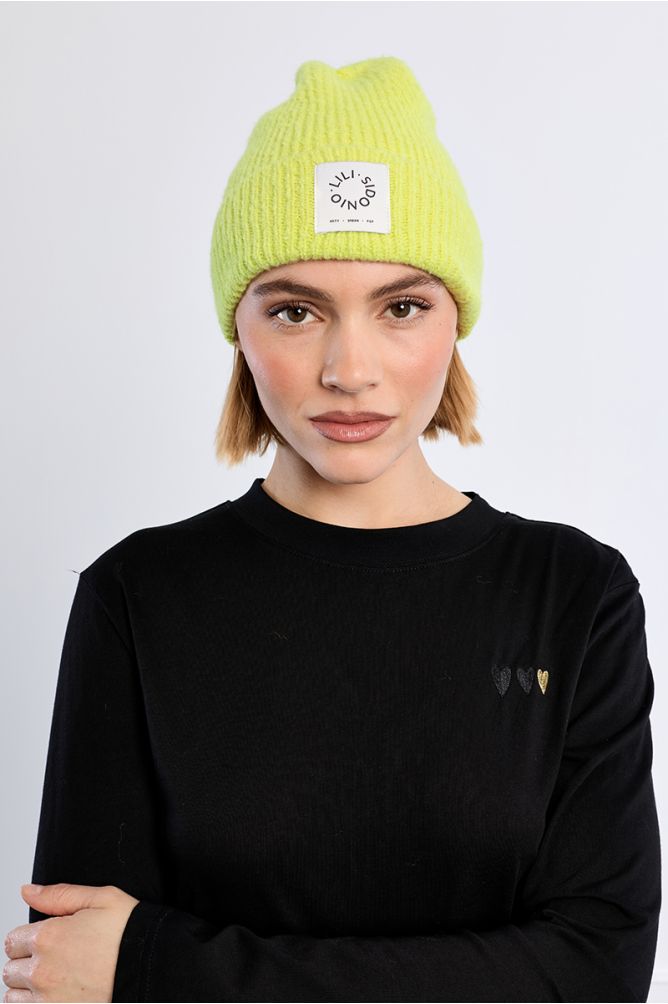 Gorro liso de punto