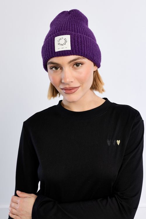 Gorro liso de punto