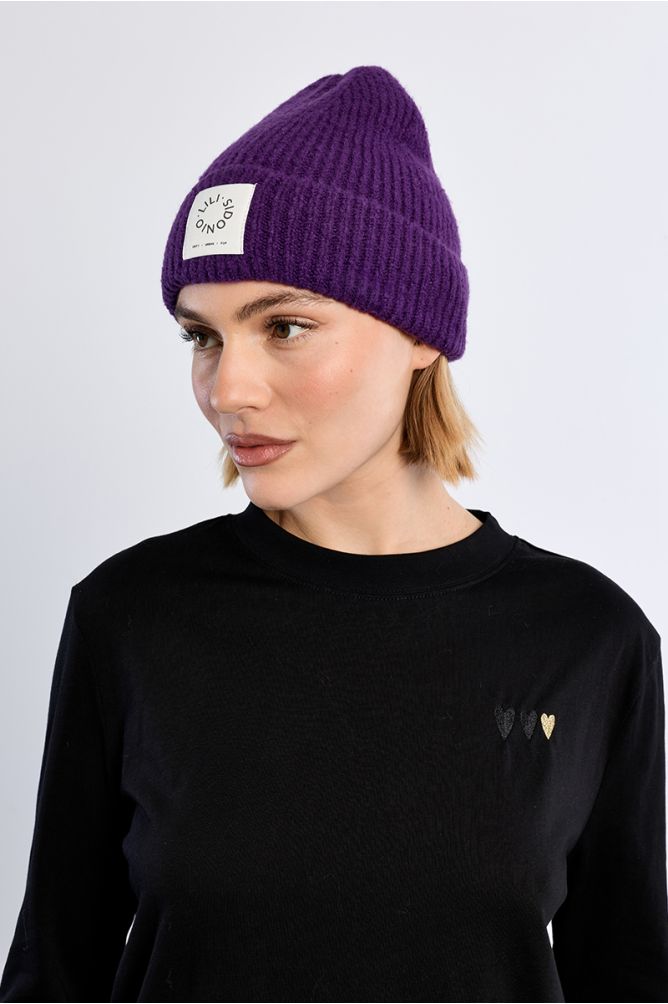 Gorro liso de punto