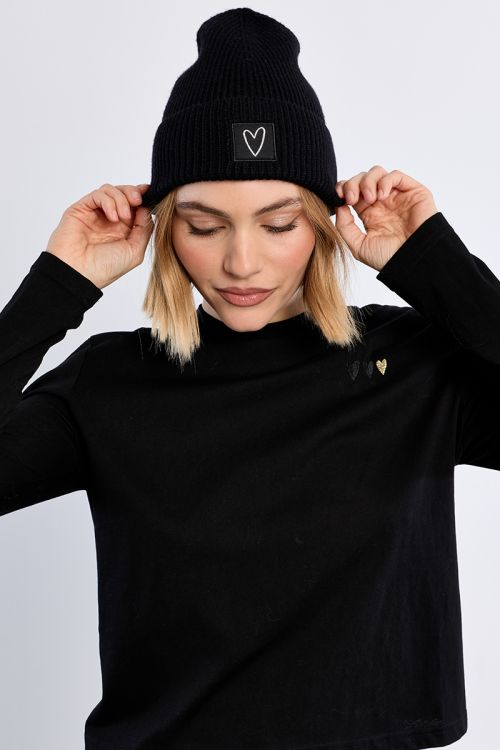 Gorro liso de punto
