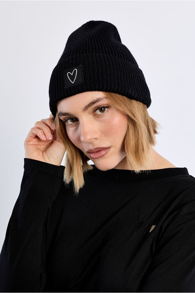 Gorro liso de punto