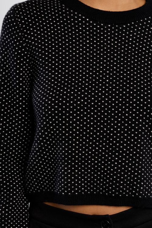 Jersey de manga larga estampado lunares