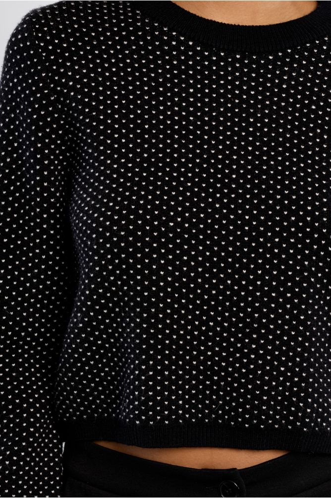 Pull mini, à pois
