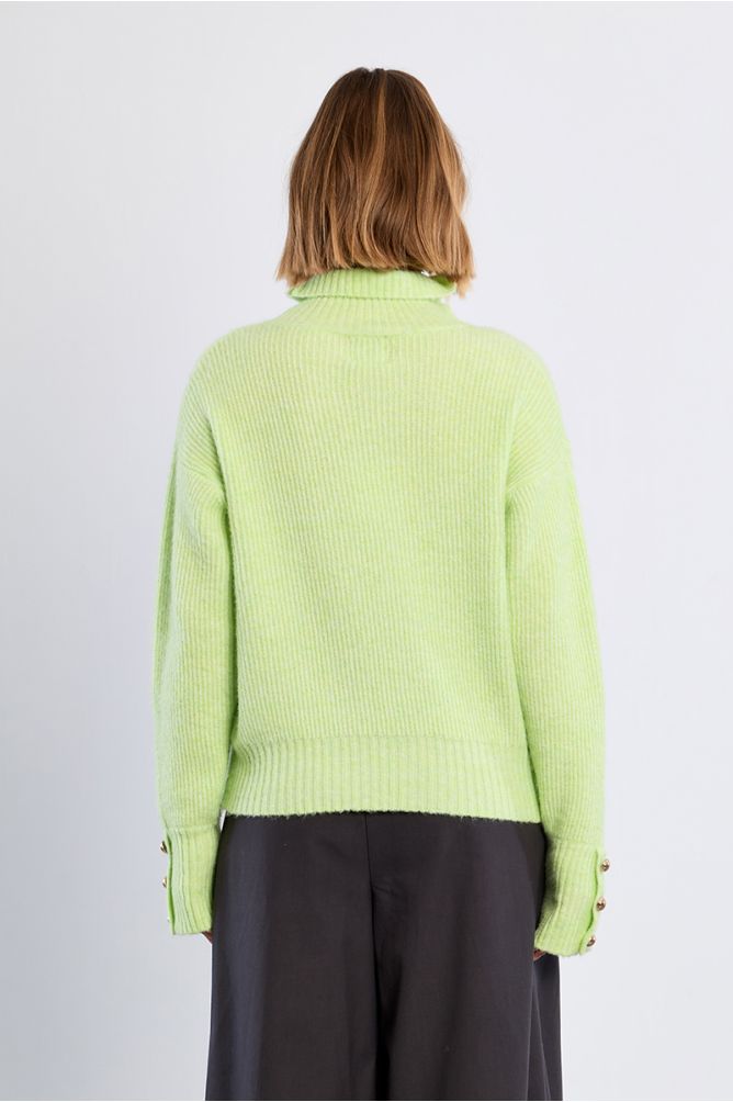 Pull en maille, col roulé