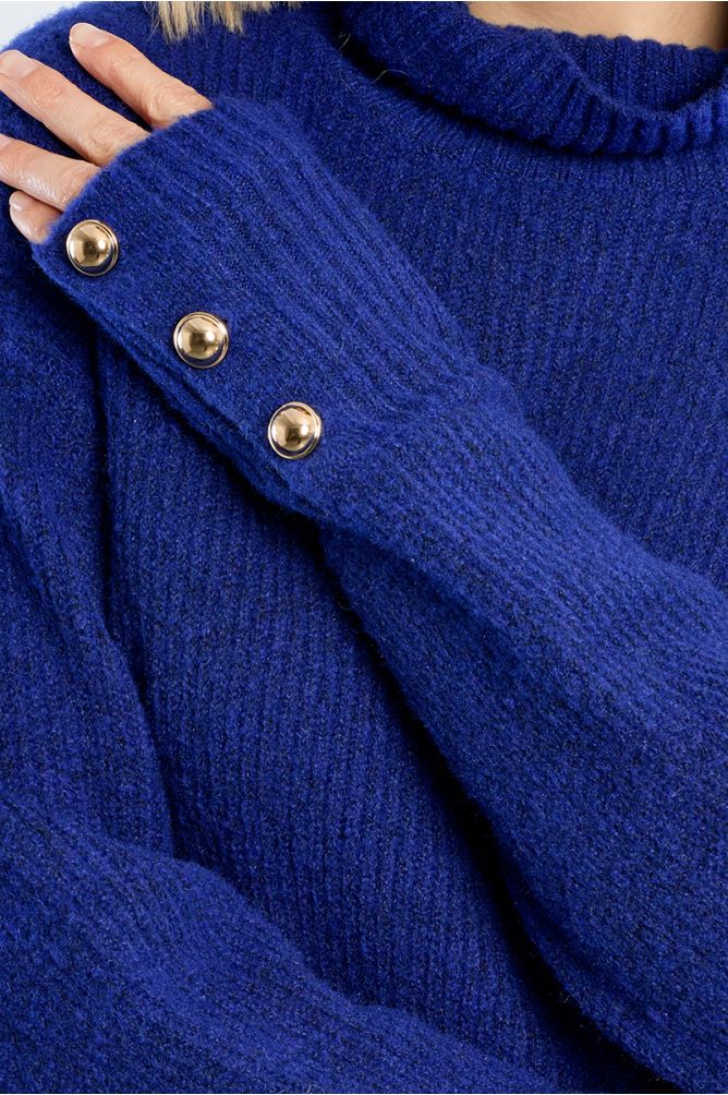 Pull en maille, col roulé