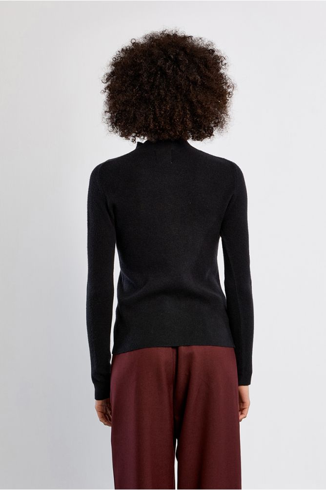 Jersey de manga larga cuello alto