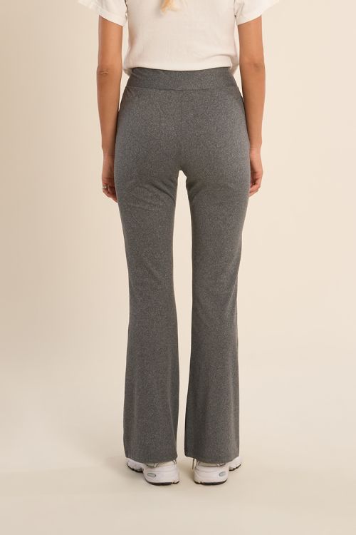 Leggins de mujer acampanados, tiro alto.