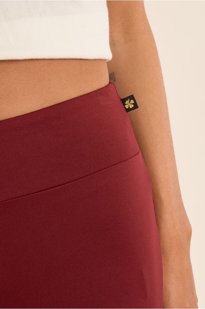 Leggins de mujer acampanados, tiro alto.