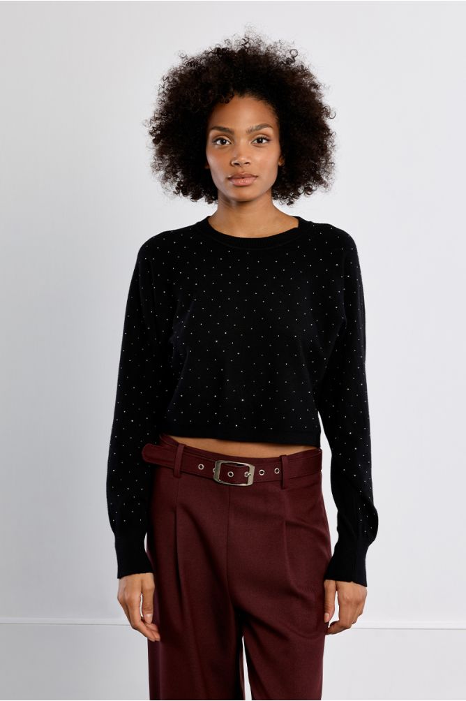 Pull mini, strassé