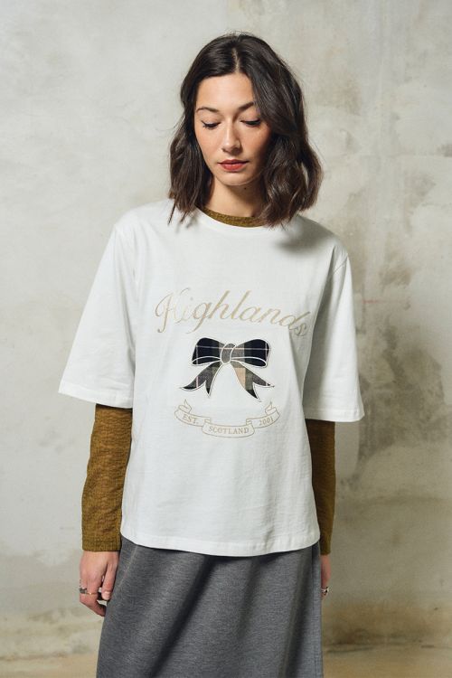 T-shirt oversize en coton, brodé