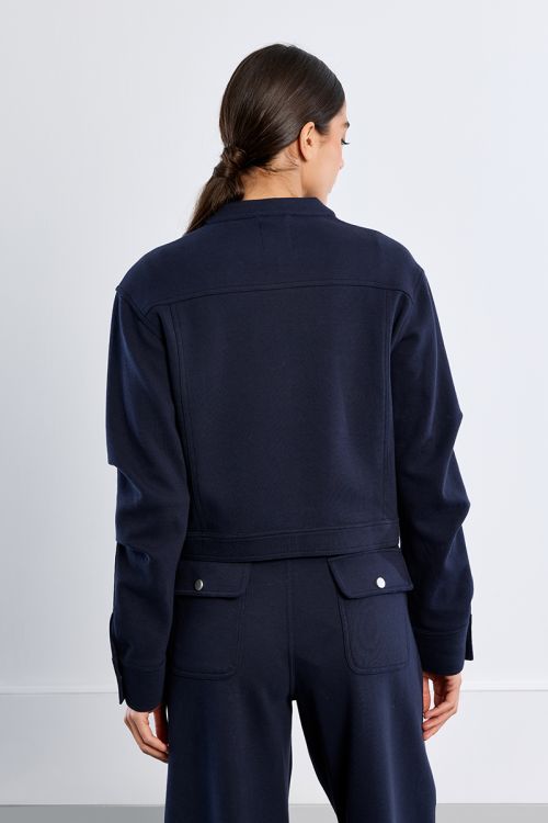 Chaqueta de manga larga bolsillos frontales