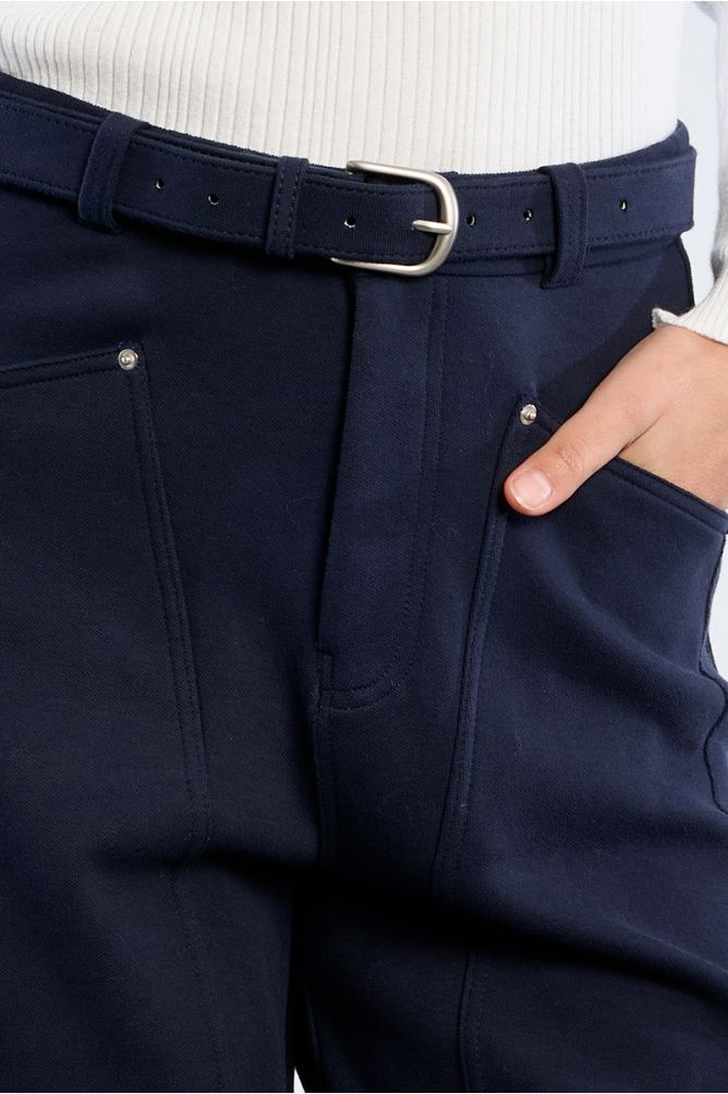 Pantaloni barrel in cotone - Lili Sidonio