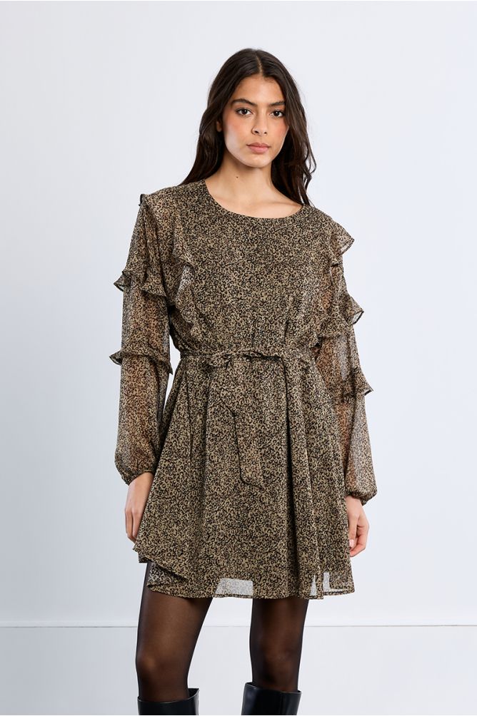 Mini dress, leopard