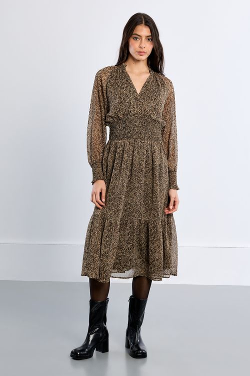 Maxi dress, leopard