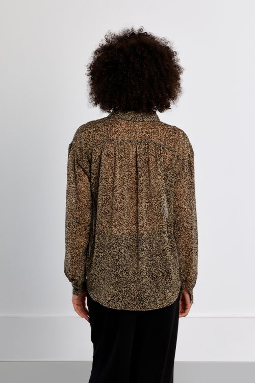 Camicetta semitrasparente leopardata - Lili Sidonio