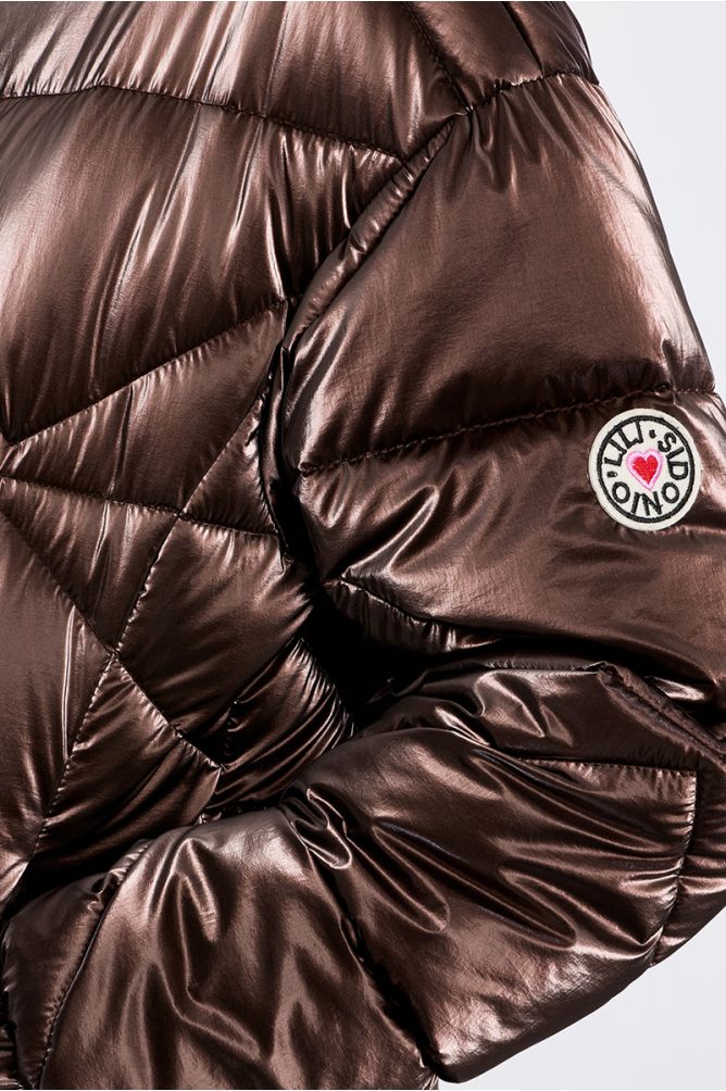 Doudoune métallisée