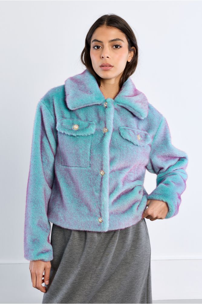 Imitation fur jacket