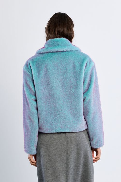 Veste en imitation fourure