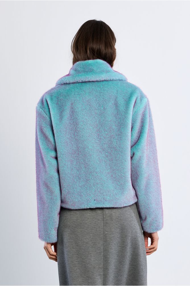 Chaqueta de manga larga de peluche