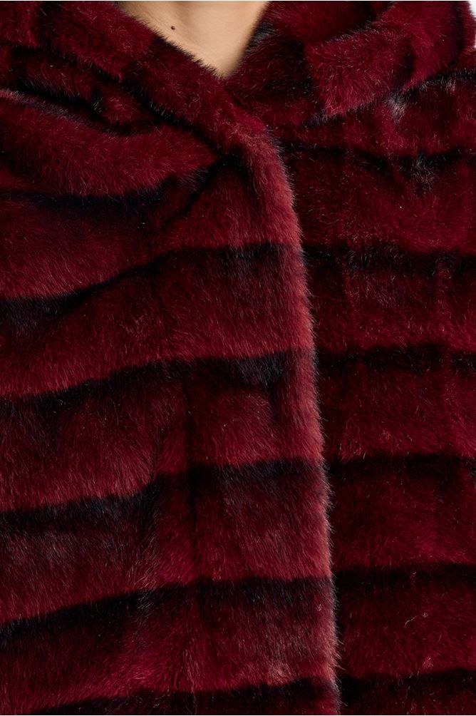 Veste sans manches, imitation fourrure