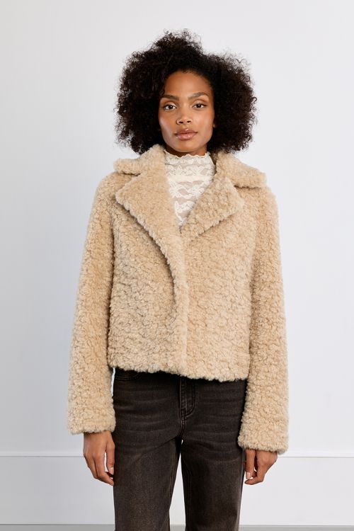 Straight jacket, shearling