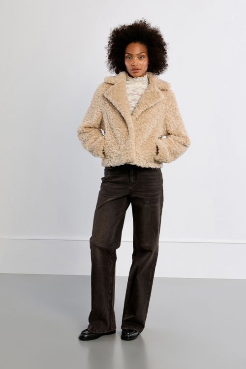 Straight jacket, shearling