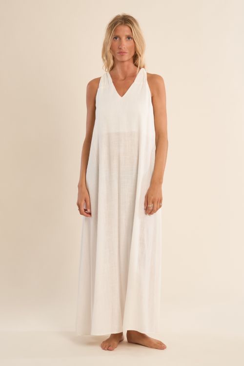 Long backless dress