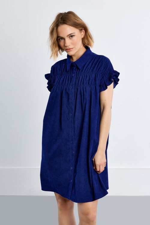 Mini dress, smocked