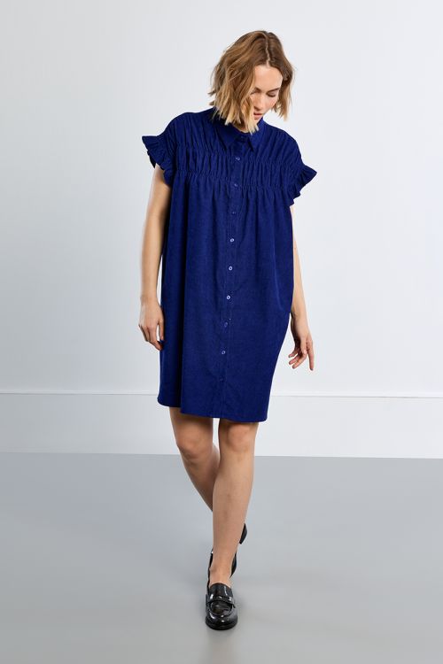 Mini dress, smocked